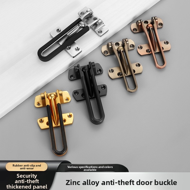 Security Chain Door - Zinklegierung Diebstahlsichere Türkette Verstärktes Sicherheitsschloss für