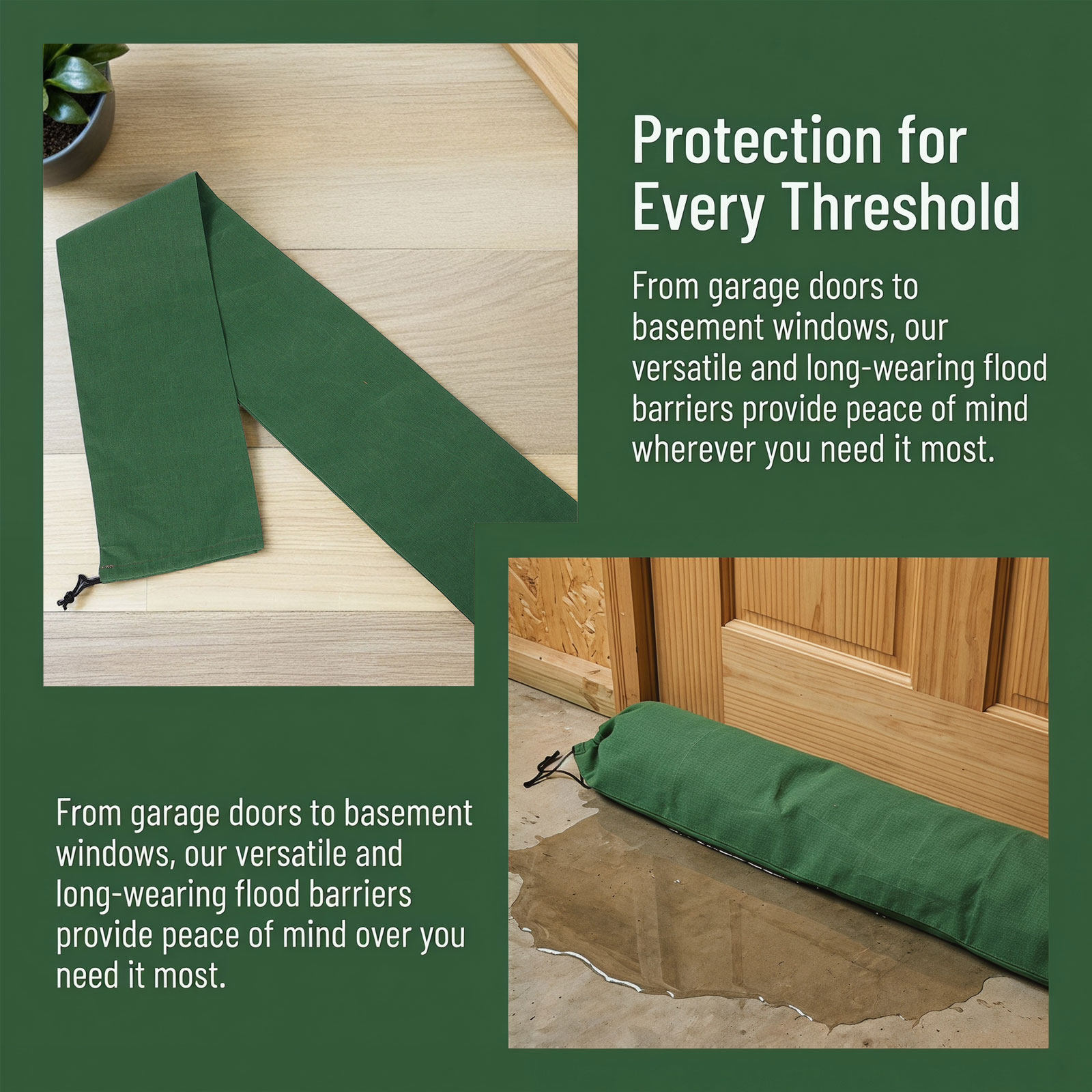 3 Stück Canvas-Hochwasserschut – Flood Barrier Bag Bewertung und Preis
