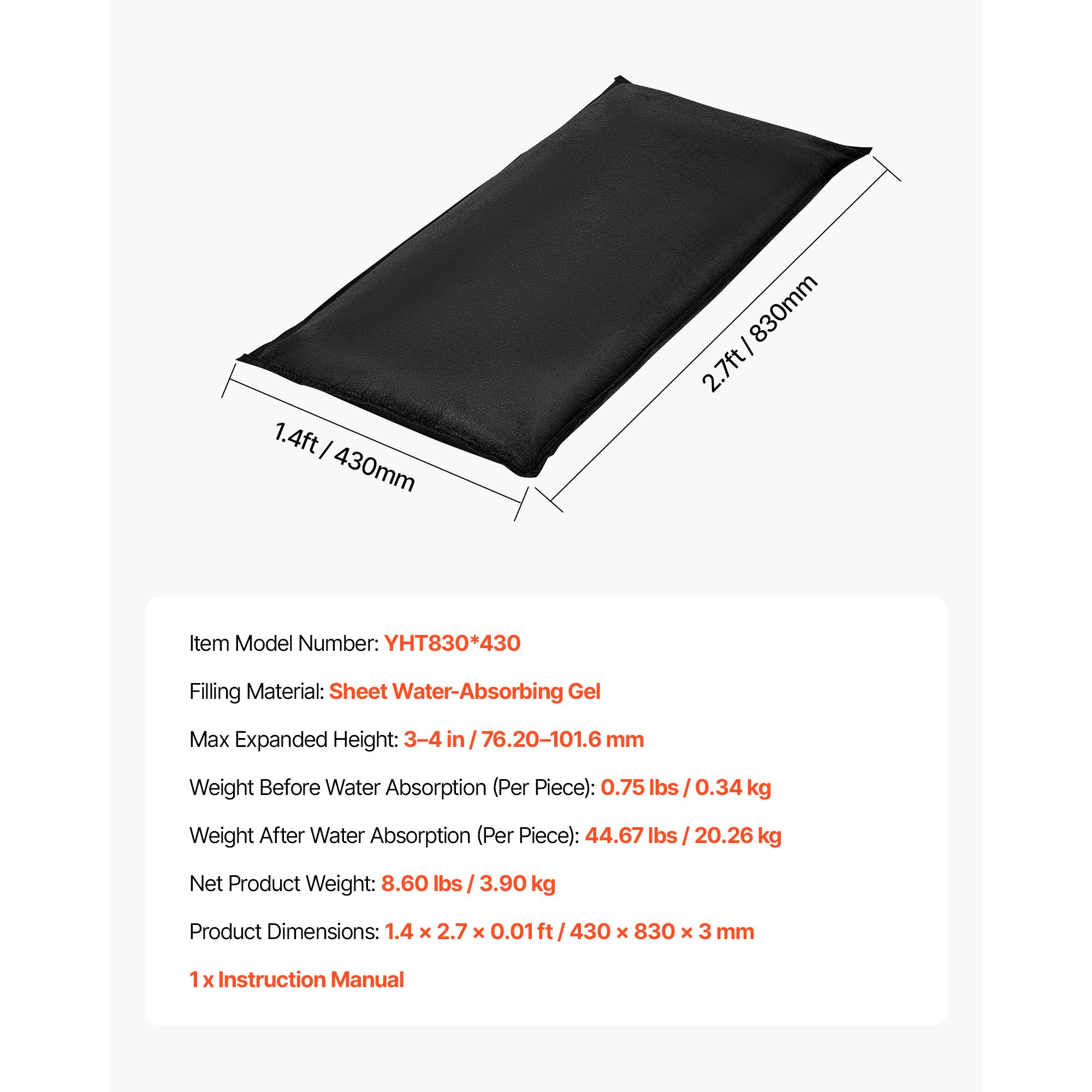 Hochwasserschutz, 10er-Pack, 1 – Flood Barrier Bag Bewertung und Preis